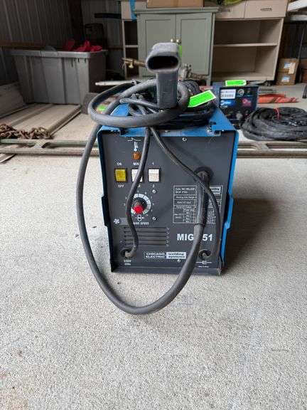 Dual MIG 151 Welder by Chicago Electric Welding System - 230V image