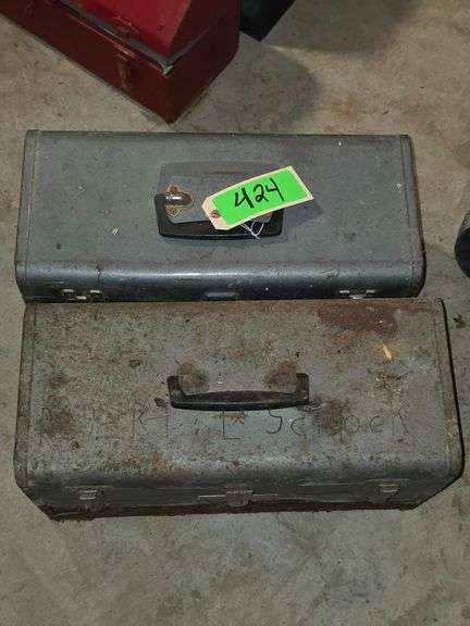 Lot - (2) Tool Boxes with Contents image