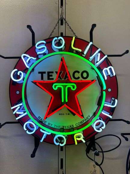 NEON "Texaco" sign, 24" image