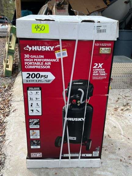 Husky 30-Gallon High Performance Portable Air Compressor image
