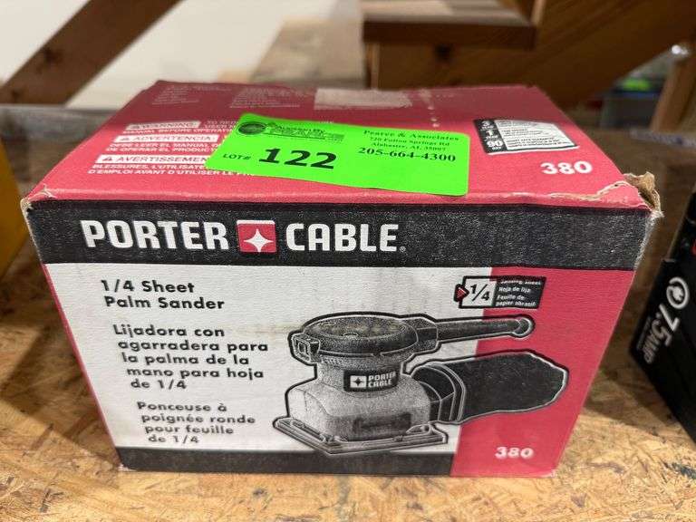 New Porter Cable 1/4 Sheet Palm Sander, Corded image