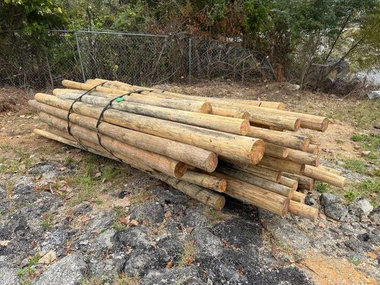Untreated Wood Posts image