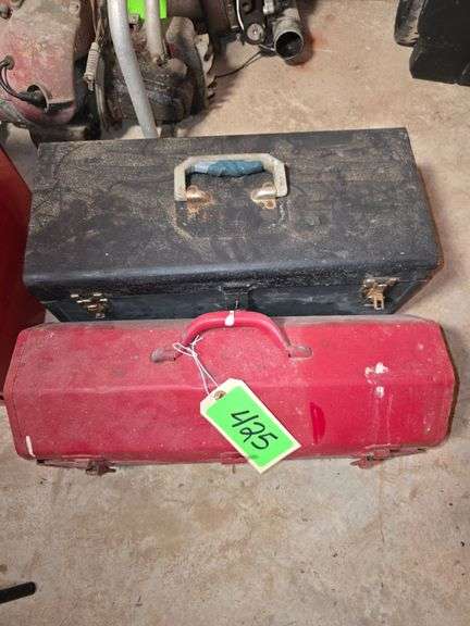 Lot - (2) Tools Boxes with Contents image