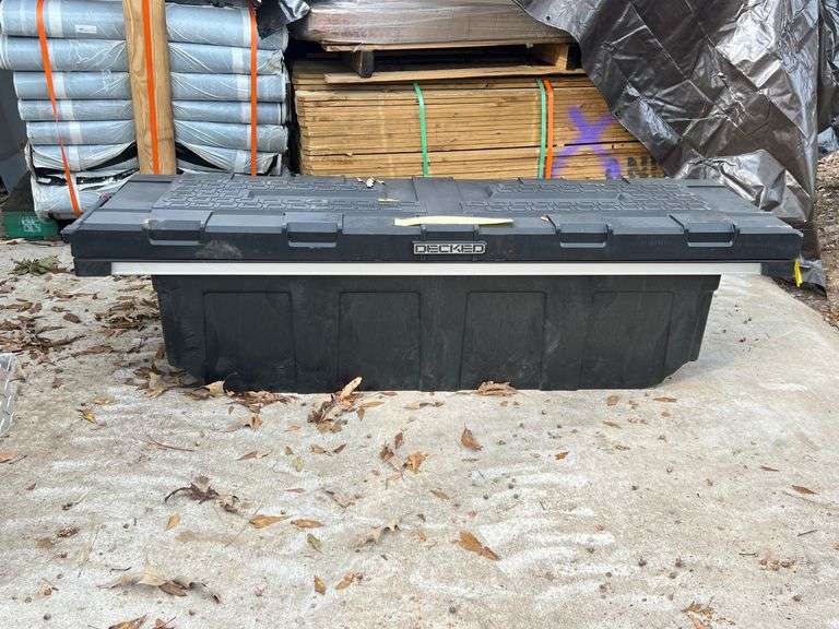 Decked Truck Bed Storage System Toolbox with Keys image