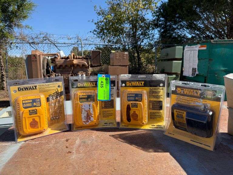 (4) Dewalt Chargers image