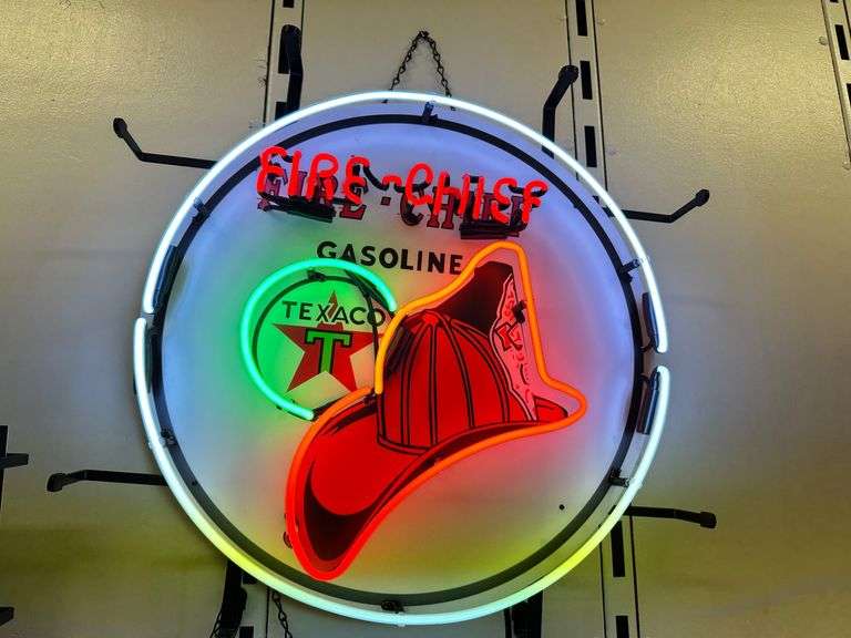 NEON "Fire Chief" sign, 24" image