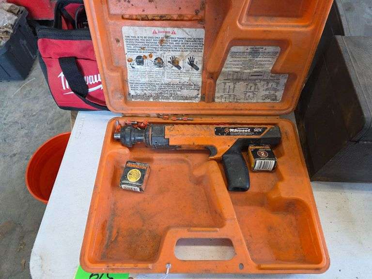 Lot - Ramset SA270 Powder Actuated Tool with Remington Power Loads image