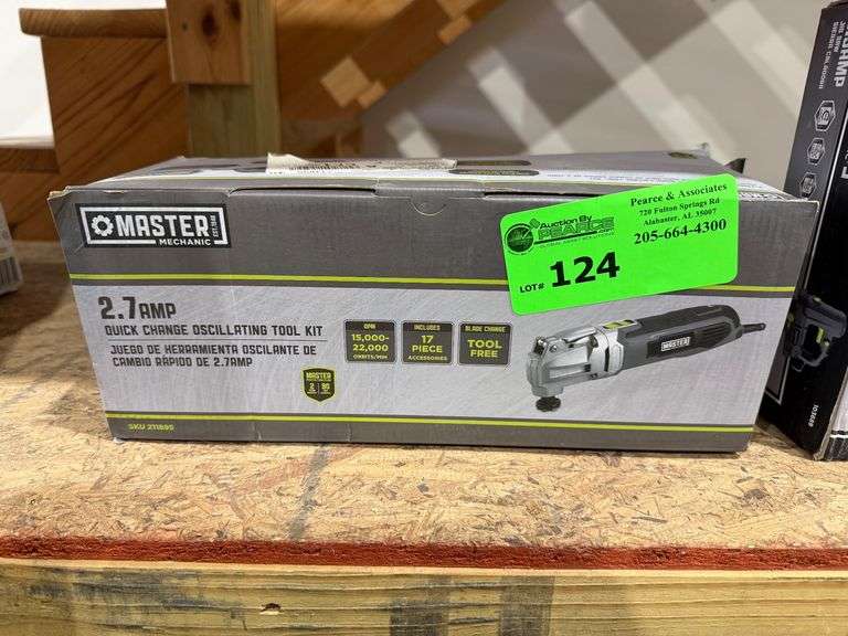 New Master Mechanic Oscillating Tool Kit, Corded image