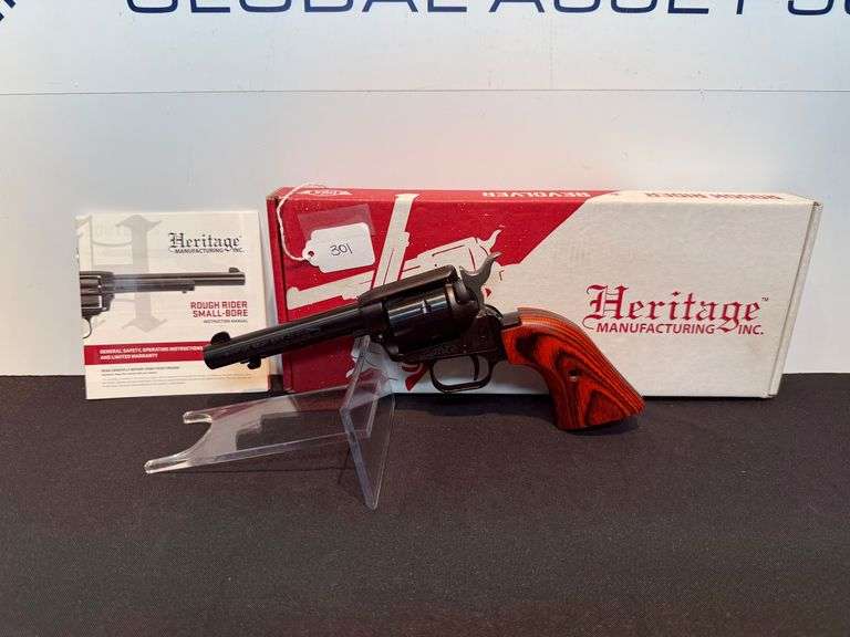 Heritage Rough Rider 22 Cal Revolver - Broken image
