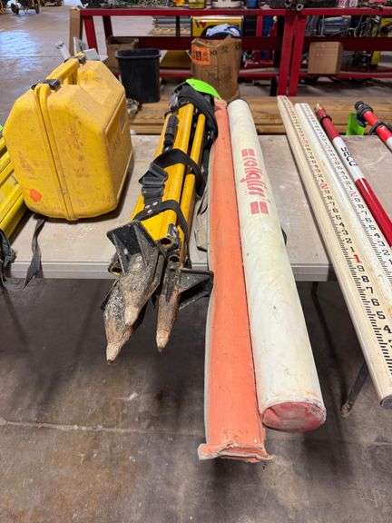 Lot - Tripod and Measuring Stick image