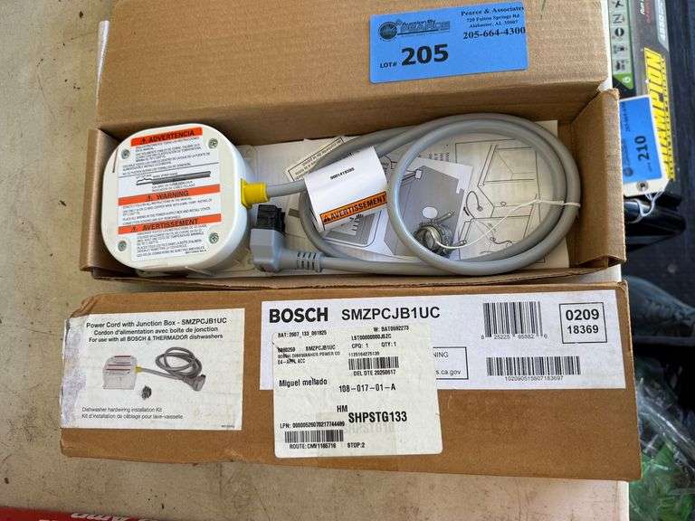 Bosch Dishwasher Hardwiring Installation Kit image