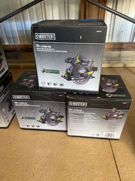 (3) Master Mechanic 20V Cordless Circular Saw image