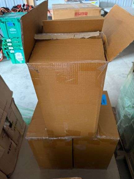 (3) Signature Hardware Floating Reversible Pyramid Iron Shelf - Black image