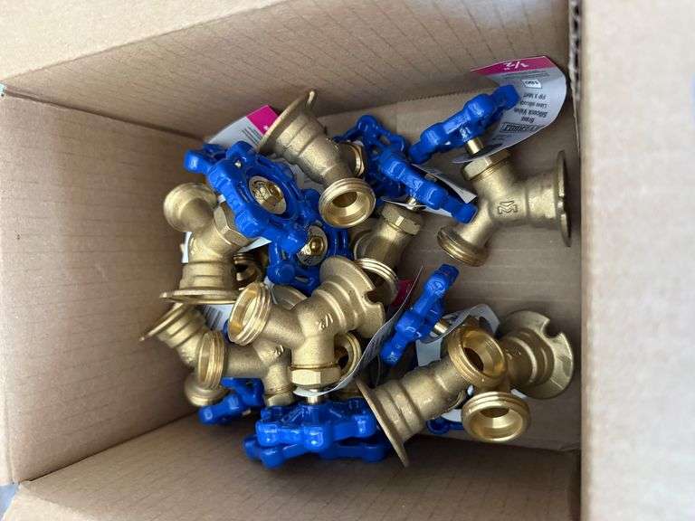 (13) Everbilt Brass Sillcock Valve - 1/2in image