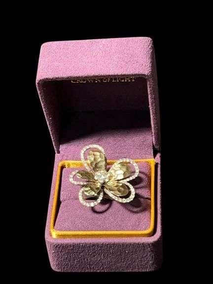 EFFY 1.25tcw 14k D'Oro Collection Cocktail Ring - Size 6.75 image