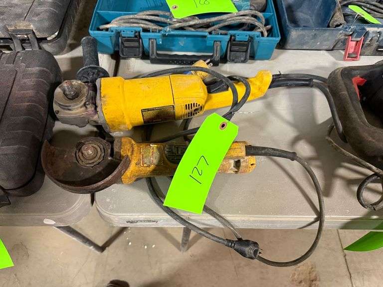 (2) DeWalt Angle Grinders image