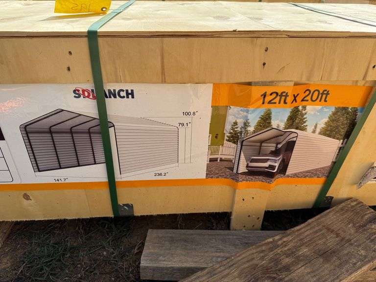2025 SDLanch Unused SDLC1220 High-End Carport 12ftx20ft image