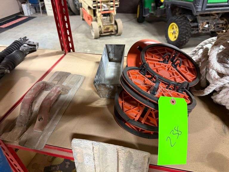 Lot - Hole Covers and Hand Trowels image