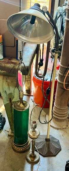 Lot - (3) Vintage/Antique Lamps image