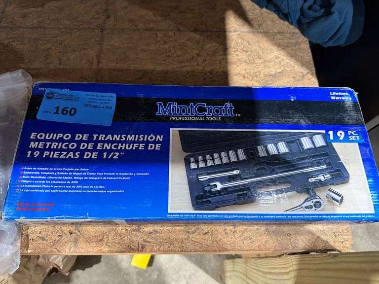 MintCraft 19-Pc 1/2in Drive Socket Set image