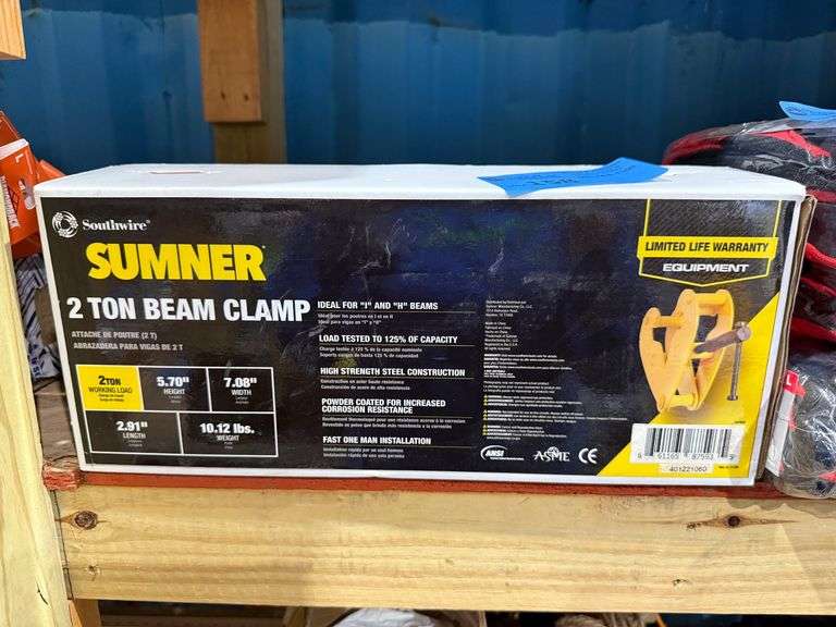 New SUMNER 2-Ton Beam Clamp image