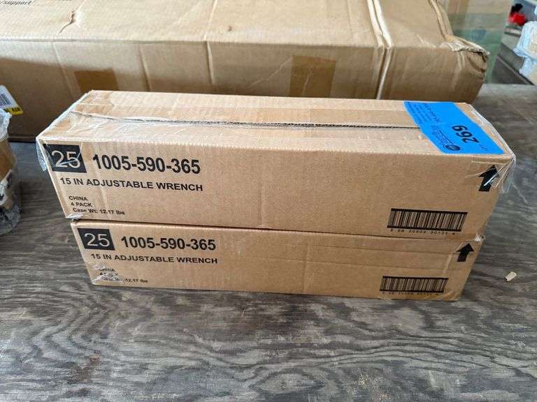 (2) Boxes - 15in Adjustable Wrenches image
