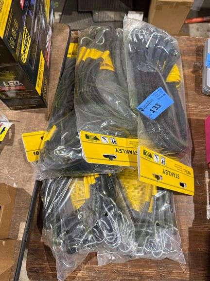 (50) New Stanley Rubber Bungee Cord - Assorted Sizes image