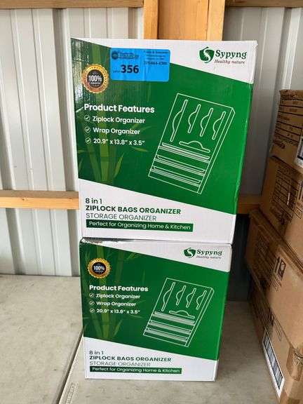 (2) 8-in-1 Ziplock Bags Organizer image