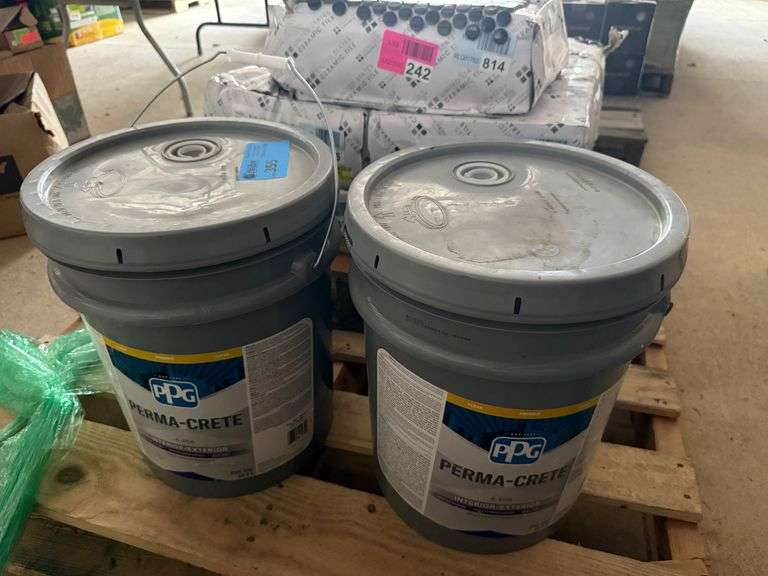 (2) Five-Gallon PPG Perma-Crete image