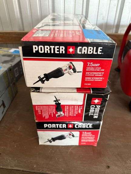 (3) Porter Cable Variable Speed Reciprocating Saw image
