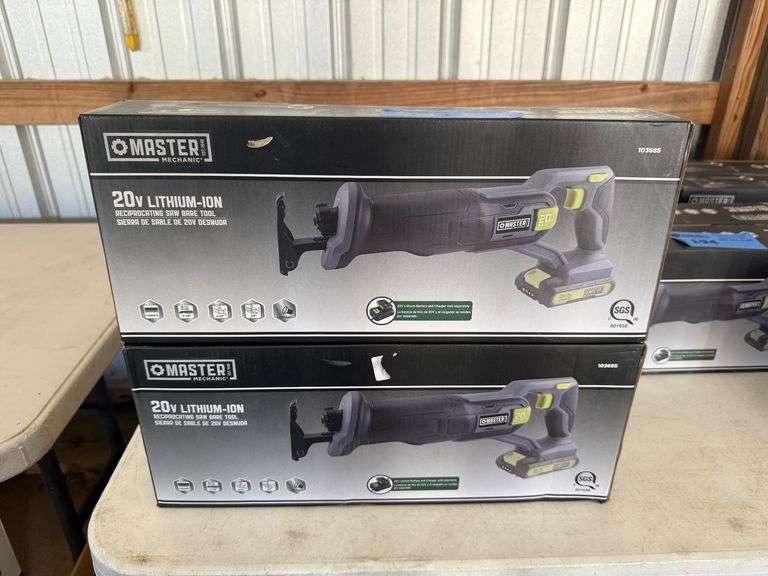 (2) Master Mechanic 20V Reciprocating Saw image