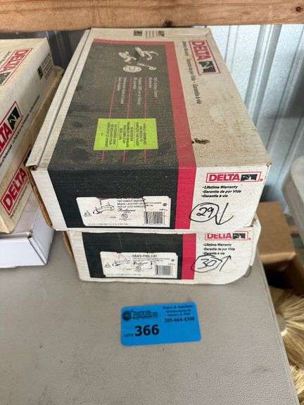 (2) Delta 3543-PBLHP 2-Handle Widespread Lavatory Faucet - Brass image