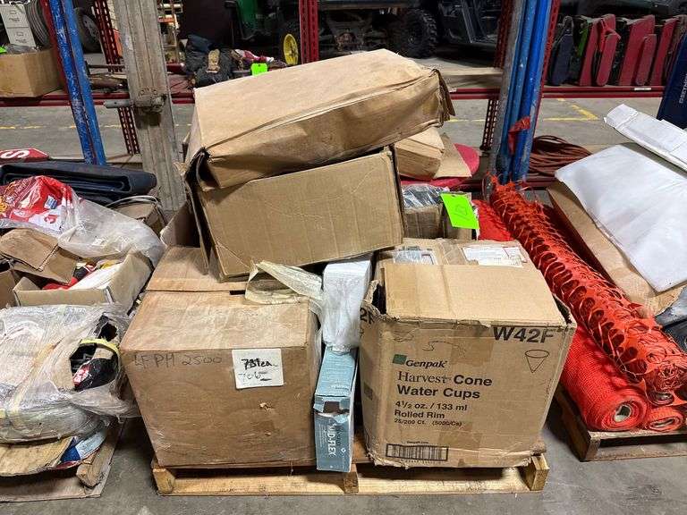 Pallet - Water Cups, Pad Filters, Supplies image