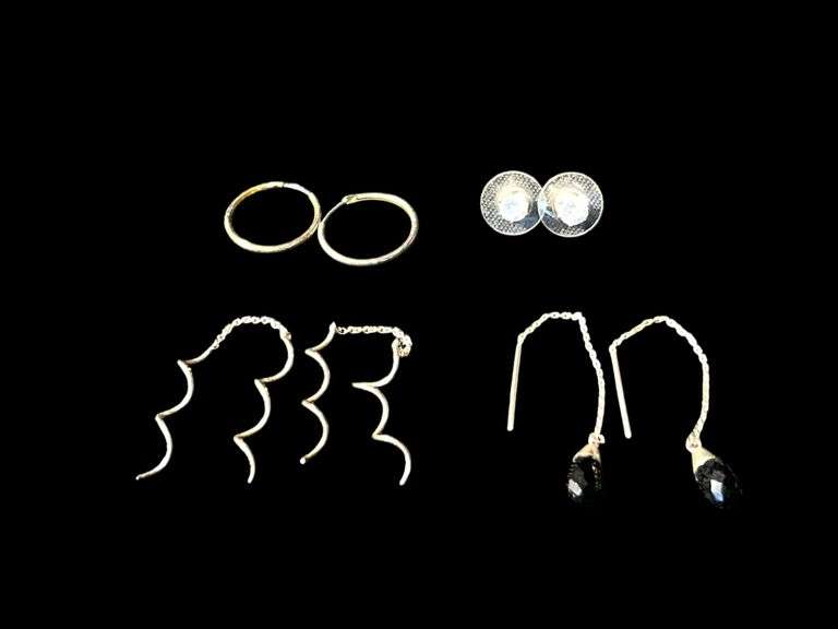 Lot - (4) Pairs of Earrings image