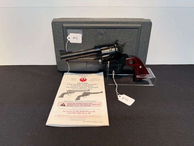 Ruger New Model Black Hawk .357 Mag Revolver in Hard Case image