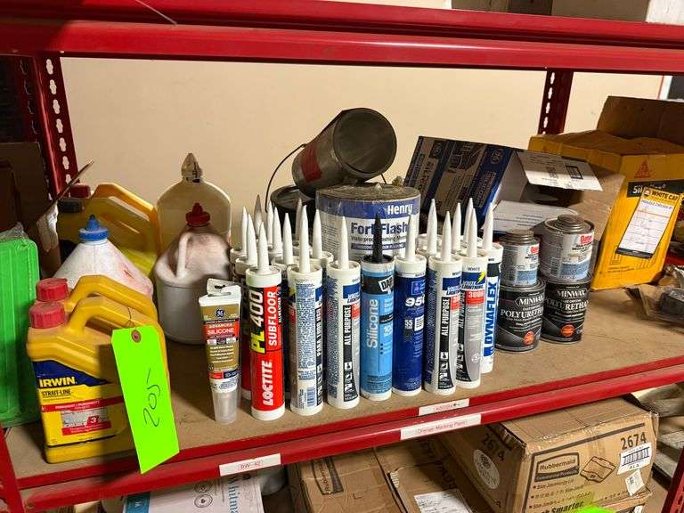 Lot - Irwin Straight Line, All Purpose silicone, Polyurethane image