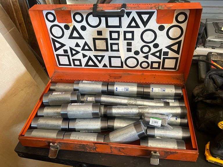 Lot - Madison Electric 2" Conduit Pieces in Metal Box image