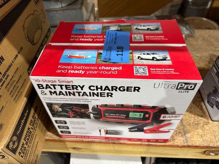(2) 10-Stage Smart Battery Charger and Maintainer image