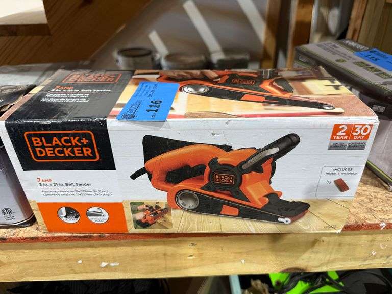 New Black & Decker 3-in x 21-in Belt Sander image