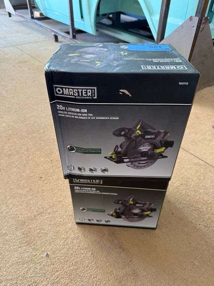 (2) Master Mechanic 20V Cordless Circular Saw image