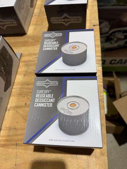 (2) Surelock Security Suredry Reusable Desiccant Canister image