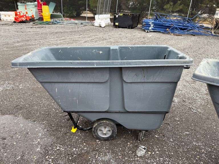 Rolling Dump Hopper Cart image