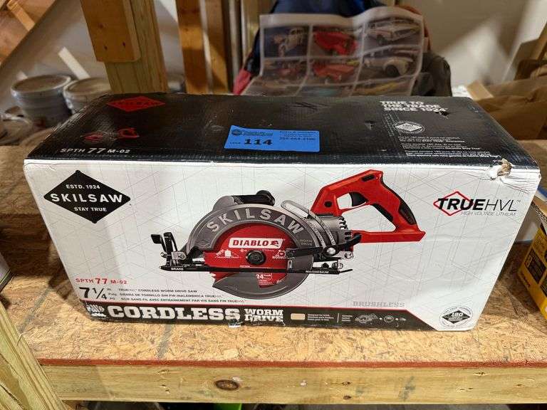 New Skilsaw Cordless Worm Drive, 7-1/4 - Tool Only image