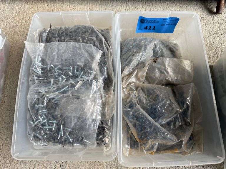 (2) Tubs - Assorted Screws image