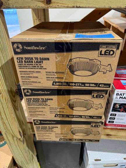 (3) Southwire Dusk-to-Dawn LED Barn Light image