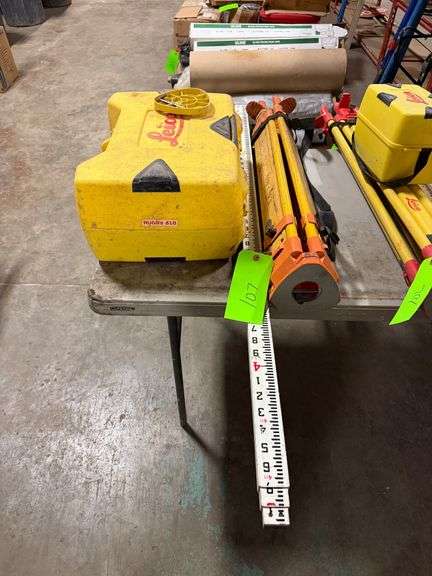 Rugby 610 Leveling Kit with Tripod and Measuring Stick image