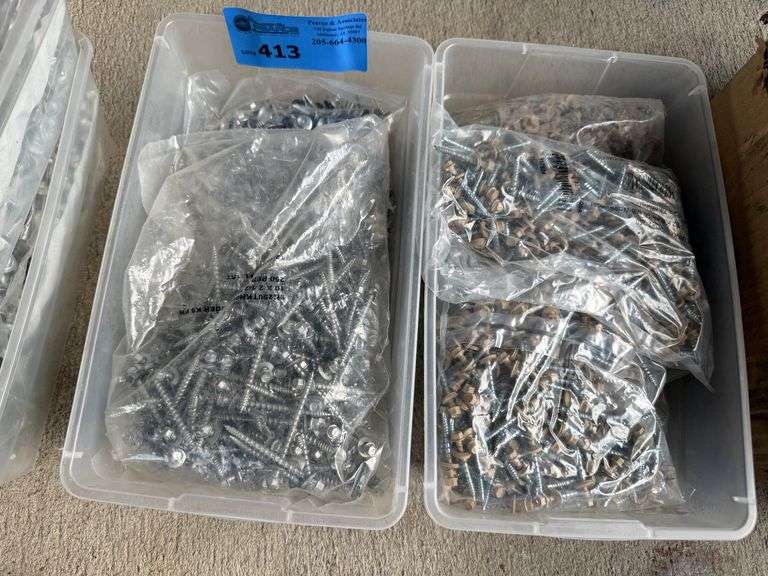 (2) Tubs - Assorted Screws image