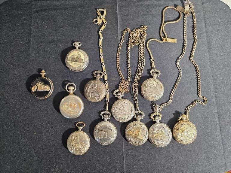 Lot - (11) Assorted Pocket Watches image