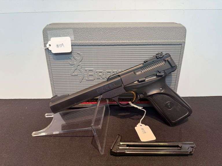 Browning Buck Mark 22 LR Pistol with Additional Magazine and Hard Case image