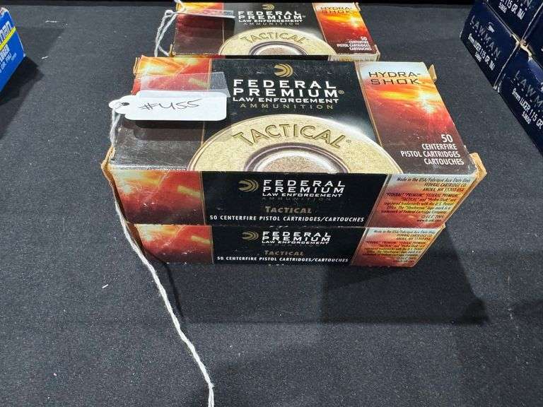 Federal Premium Tactical 9mm Luger - (2) Boxes of 50 image